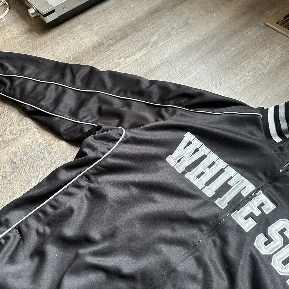 Chicago White Sox Genuine Merchandise Full Zip Big Logo With Trim Jacket Sz Xl/G